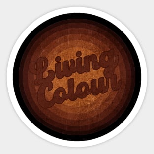 Living Colour - Vintage Style Sticker